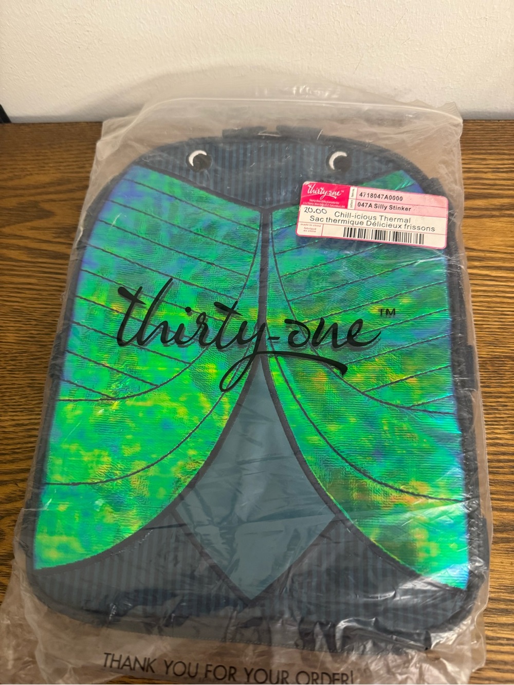 Thirty-One Chill-icious Thermal Silly Stinker Bug Lunch Bag NIP 4718047A0000
